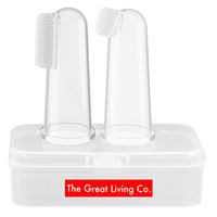 The Great Living Co Baby Silicone Finger Toothbrush